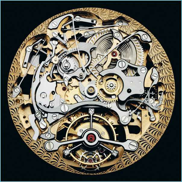 複雑なメカニズムが芸術的な美しさを持つ機械式時計の内部写真14枚 Dna