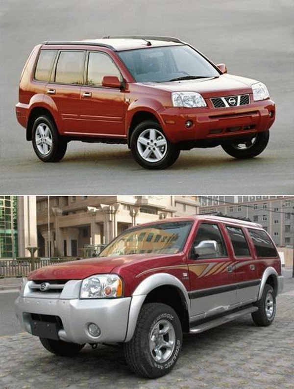 パクリ疑惑のある中国車とオリジナルと思われる自動車との比較画像 Dna