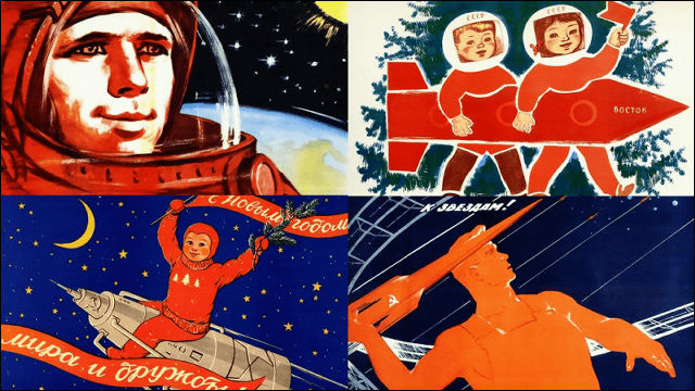 夢と希望にあふれた50 60年代のソ連の宇宙開発プロパガンダポスター33枚 Dna