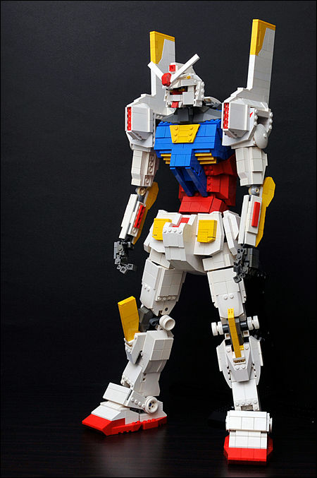 日本の2大ロボ ガンダム エヴァンゲリオン を融合させたすごいレゴ作品 Eva Gundam Dna