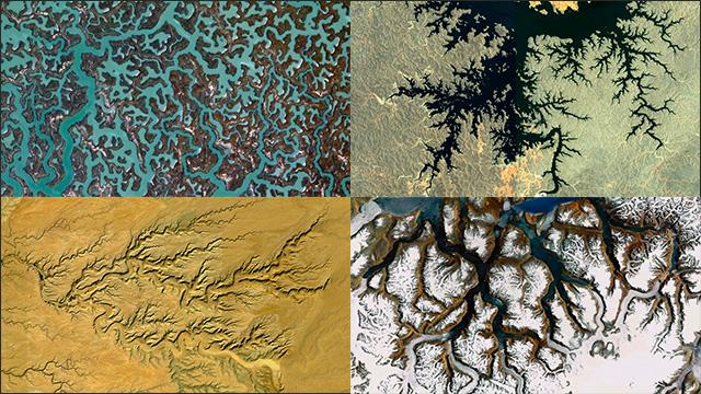 Google Earthからフラクタルな地形をたくさん集めた画像集 Google Earth Fractals Dna