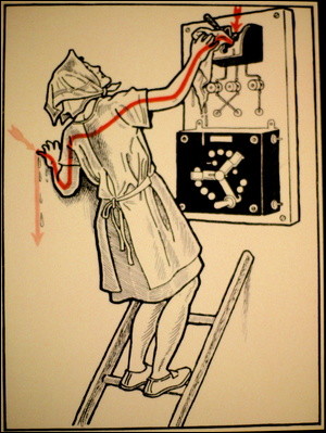見えない危険 1930年に描かれた 感電死 を解説するイラスト30枚 Dna