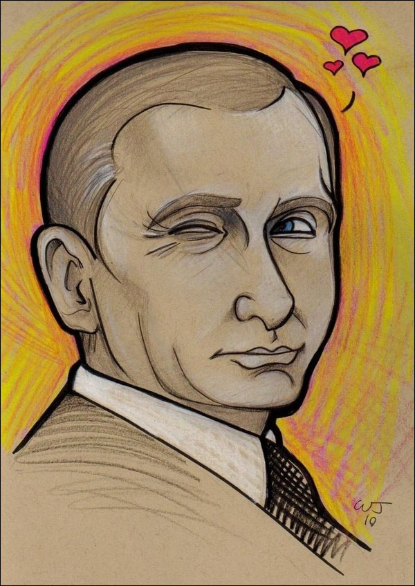 トップアイドル並に人気のあるプーチン大統領を描いたファンアートいろいろ Dna