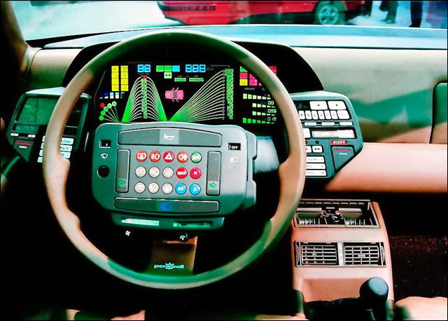 80年代のすごくデジタルでかっこいい自動車のコックピットの写真いろいろ Dna