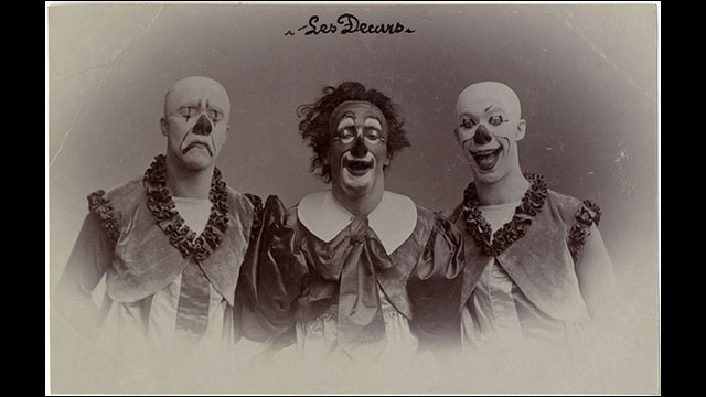 とにかく怖い 世紀初頭にフランスで活躍していた道化師たちのビンテージ写真いろいろ Dna