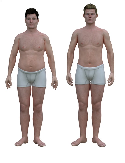 日本 オランダ フランス アメリカ男性の平均体型を3d画像で比較 Dna
