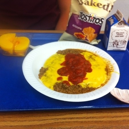 これはちょっと アメリカの学校のランチ 給食 の写真いろいろ Dna