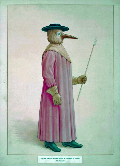 特異な衣装を身にまとい黒死病と戦った17世紀ヨーロッパの ペスト医師 Dna