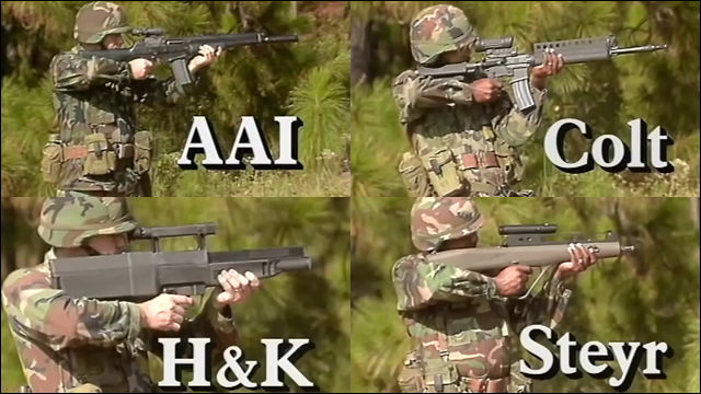字幕動画 1990年代のアメリカ軍による新小銃開発プロジェクト Acr