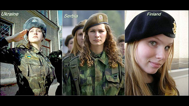 戦う女たちはカッコイイ 世界32カ国の女性兵士たちの写真いろいろ Dna