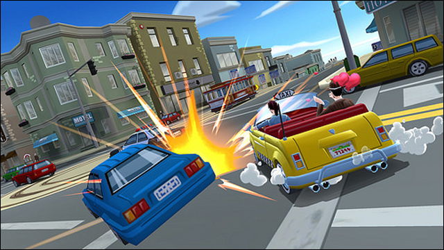 街に破壊と混沌を巻き起こす風になるゲーム クレイジータクシー シティラッシュ Crazy Taxi City Rush が無料 のios Androidゲームとして開発中 Dna