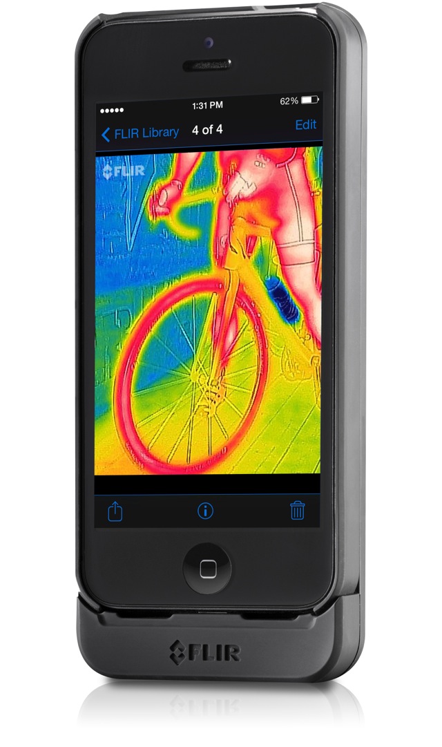Iphoneを高性能赤外線サーモグラフィ カメラにするケース型デバイス Flir One Dna