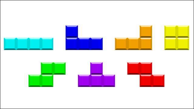 7つのテトリスブロックでは長方形を作れない という事実の簡単な証明 Dna