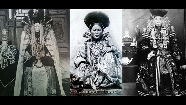 独特な民族衣装を身にまとった世紀初頭の美しきモンゴルの女性たち Dna