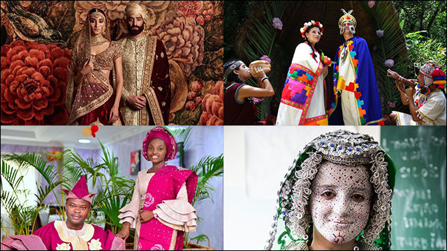 独特の文化から生まれた世界各地の絢爛たる伝統婚礼衣装選 Dna