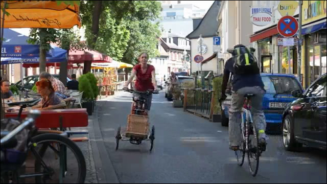 自転車の前輪フォークをそのままショッピングカートにできるデバイス 