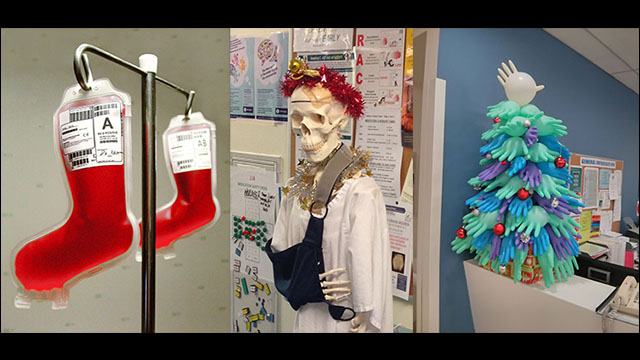 クリエイティブな飾り付けが凄い クリスマスシーズンの病院の写真いろいろ Dna