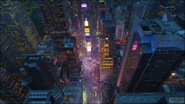 黄昏時のニューヨークを空中から8k解像度で撮影した超絶美麗な動画 Above Nyc Dna