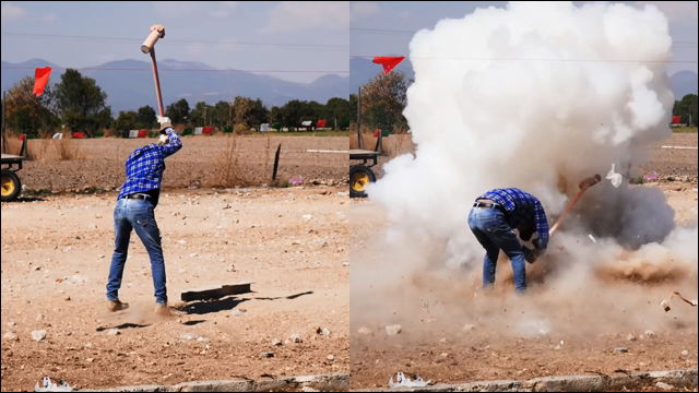 村中に爆音が響き渡るメキシコの過激な 爆発ハンマー祭り の動画 Dna