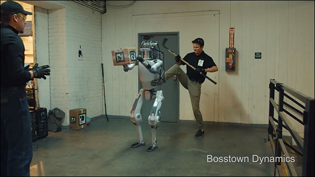 ロボットをいじめすぎるとこうなる ボストンダイナミクスのパロディ動画 Dna